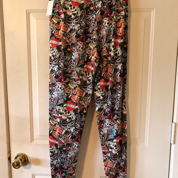 Ed Hardy Love Kills Slowly Women’s Lounge Joggers in Size Medium - Picture 6 of 6